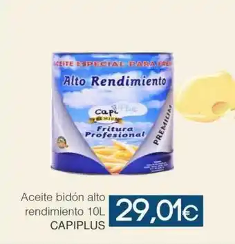 SPAR Lanzarote Aceite bidón alto rendimiento capiplus oferta