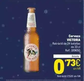 Makro Cerveza victoria oferta