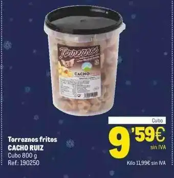 Makro Torreznos fritos cacho ruiz oferta