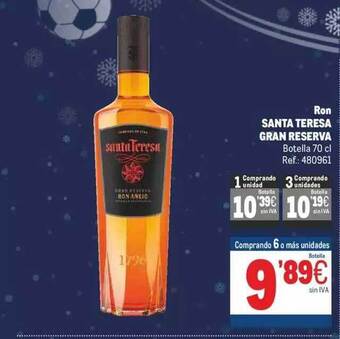 Makro Ron santa teresa gran reserva oferta