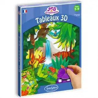 EurekaKids Ac cuadro con imágenes 3d de bosques tropicales oferta