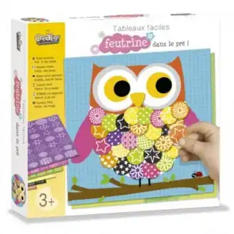 EurekaKids Cuadro gomets fieltro búho oferta