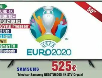FROIZ Televisor Samsung UE50Tu8005 4K STV Crystal oferta