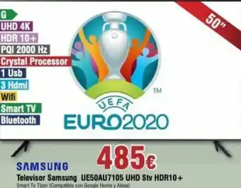 FROIZ Televisor Samsung UE50AU7105 UHD Stv HDR10+ oferta