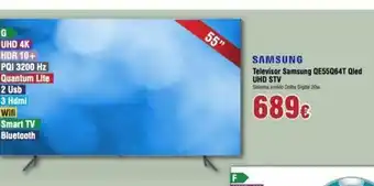 FROIZ Televisor Samsung QE55Q64T Qled UHD STV oferta