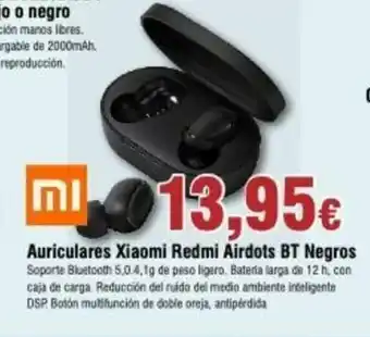 FROIZ Auriculares Xiaomi Redmi Airdots BT Negros oferta