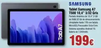 FROIZ Tablet Samsung A7 T500 10,4" 3/32 Gris oferta