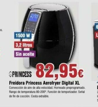 FROIZ Freidora Princess Aerofryer Digital Xl oferta
