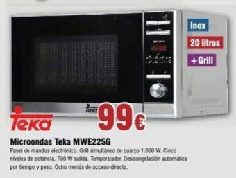 FROIZ Microondas Teka MWE225G oferta