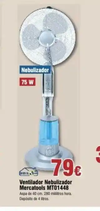 FROIZ Ventilador Nebulizador Mercatools MT01448 oferta