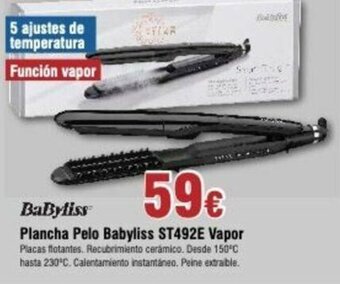 FROIZ Plancha Pelo Babyliss ST492E Vapor oferta