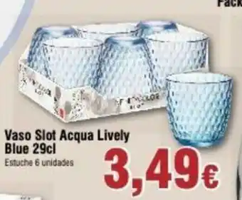 FROIZ Vaso Slot Acqua Lively Blue 29cl oferta