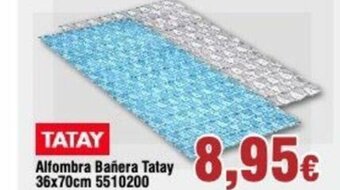 FROIZ Alfombra Bañera Tatay 36x70cm 5510200 oferta