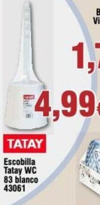 FROIZ Escobilla Tatay WC 83 blanco 43061 oferta