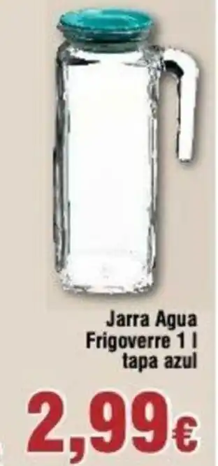 FROIZ Jarra Agua Frigoverre 1 l tapa azul oferta