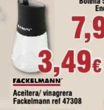 FROIZ Aceitera/ vinagrera Fackelmann ref 47308 oferta