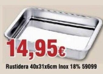 FROIZ Rustidera 40x31x6cm Inox 18% 59099 oferta