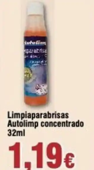 FROIZ Limpiaparabrisas Autolimp concentrado 32ml oferta