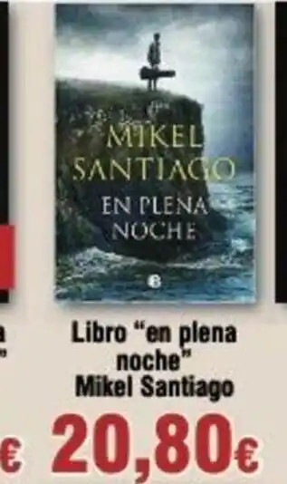 FROIZ Libro "en plena noche" Mikel Santiago oferta