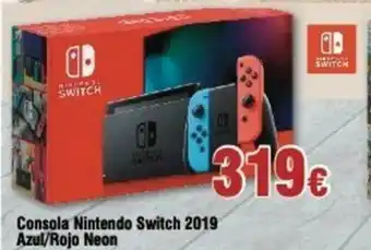 FROIZ Consola Nintendo Switch 2019 Azul/Rojo Neon oferta