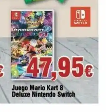 FROIZ Juego Mario Kart 8 Deluxe Nintendo Switch oferta