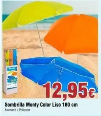 FROIZ Sombrilla Monty Color Liso 180 cm oferta