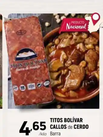 Coviran Titos Bolívar Callod de Cerdo oferta