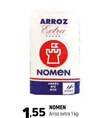 Coviran Nomen Arroz extra 1kg oferta