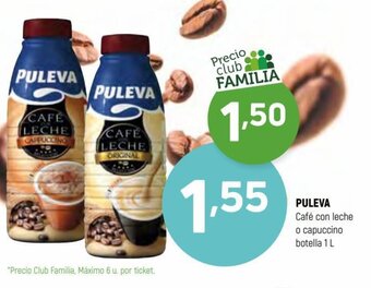 Coviran Puleva café con leche o capuccino botella 1 L oferta