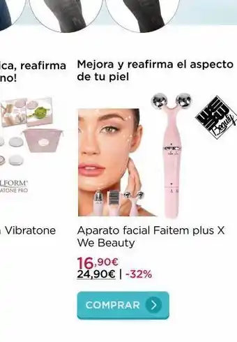 La tienda en casa Aparato facial faitem plus x we beauty 16,90€ 24,90€ | -32% beguly comprar oferta