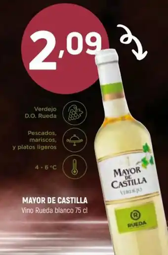 Coviran Mayor De Castilla Vino Ruedo blanco 75 cl oferta