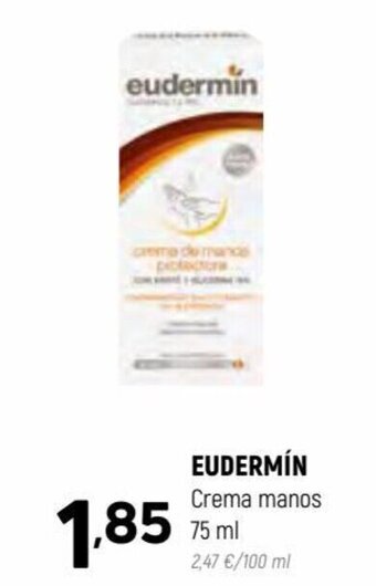 Coviran Eudermín Crema manos 75 ml. oferta