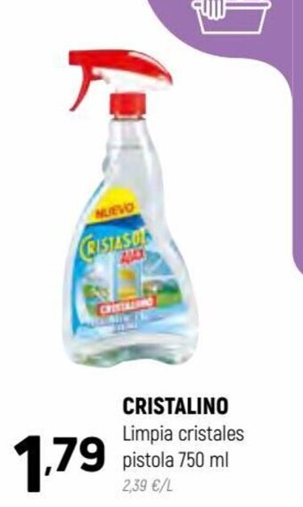 Coviran Cristalino Limpia cristales pistola 750 ml. oferta