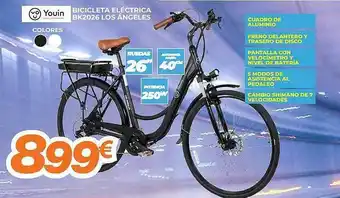 Pascual Martí Youin bicicleta eléctrica bk2026 los ángeles oferta