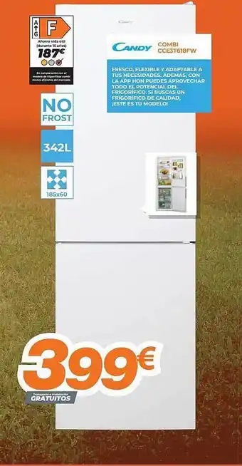 Pascual Martí Candy combi cce3t618fw oferta