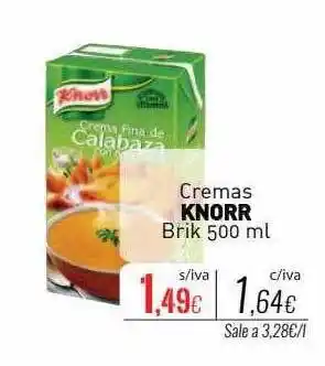 Cuevas Cash Cremas knorr brik oferta