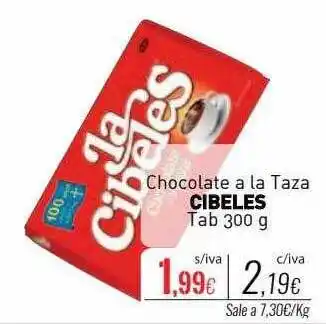 Cuevas Cash Chocolate a la taza cibeles tab oferta