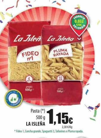 Spar Tenerife Pasta la isleña oferta