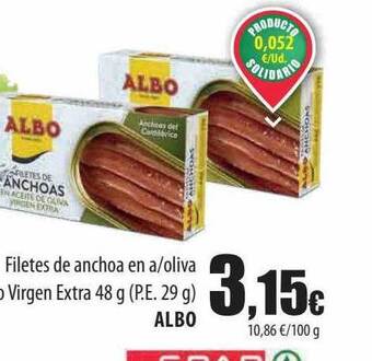 Spar Tenerife Filetes de anchoa en a oliva o virgen extra albo oferta