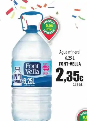 Spar Tenerife Agua mineral 6.25l font-vella oferta