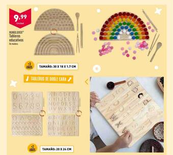 ALDI Mundo diver tableros educativos oferta