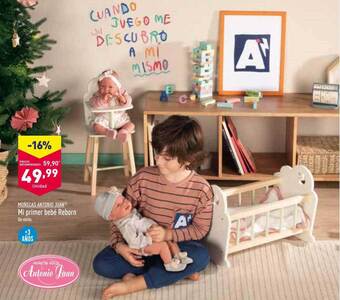 ALDI Muñecas antonio juan mi primer bebé reborn oferta