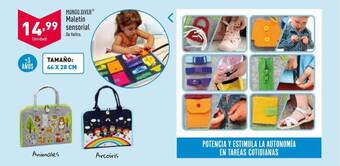 ALDI Mundo diver maletín sensorial oferta