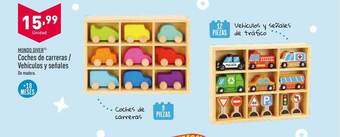 ALDI Mundo diver coches de carreras vehículos y señales oferta