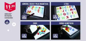 ALDI Mundo diver accesorios translúcidos oferta