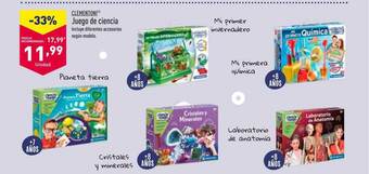 ALDI Clementoni juego de ciencia oferta