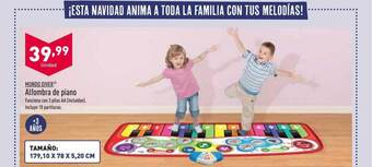 ALDI Mundo diver alfombra de piano oferta