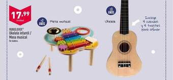 ALDI Mundo diver ukelele infantil mesa musical oferta