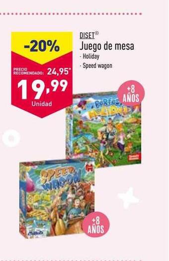 ALDI Diset juego de mesa oferta