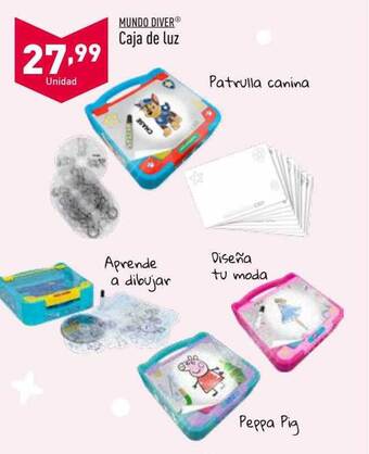 ALDI Mundo diver caja de luz oferta